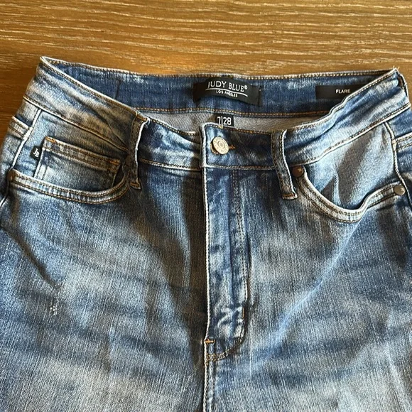 Judy Blue Flare Jeans - Picture 3 of 5